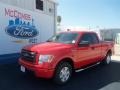 2012 Race Red Ford F150 STX SuperCab  photo #1