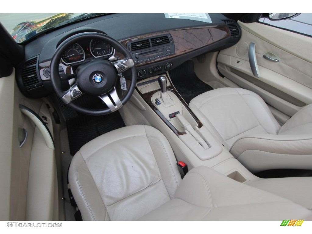 Beige Interior 2006 BMW Z4 3.0i Roadster Photo #68961218