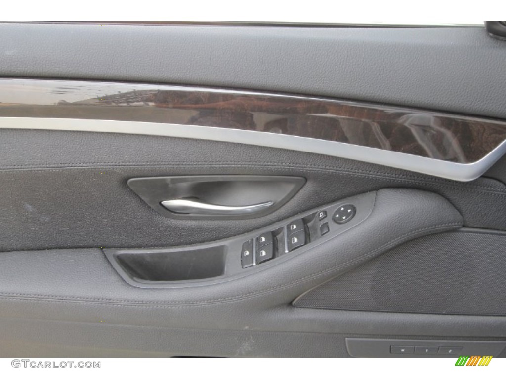 2012 5 Series 528i xDrive Sedan - Titanium Silver Metallic / Black photo #7