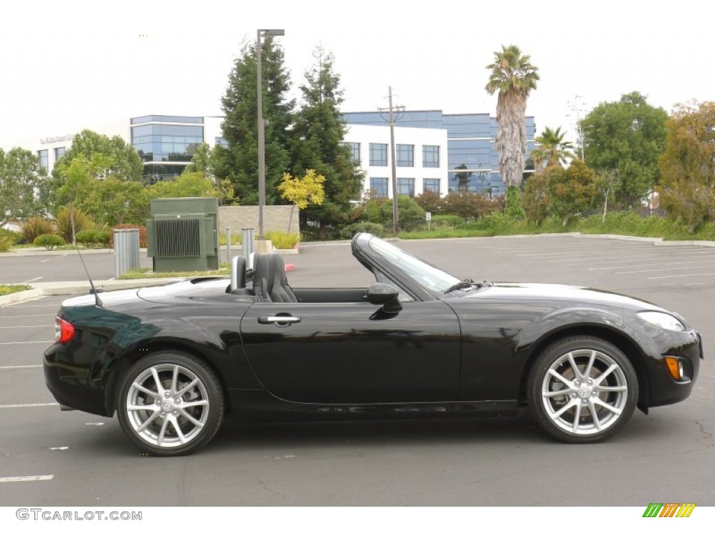 Brilliant Black 2010 Mazda MX-5 Miata Grand Touring Hard Top Roadster Exterior Photo #68962127