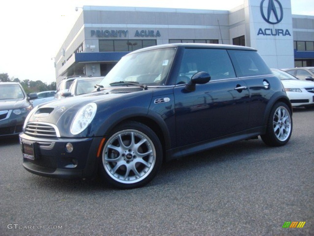 2006 Cooper S Hardtop - Space Blue Metallic / Panther Black photo #2