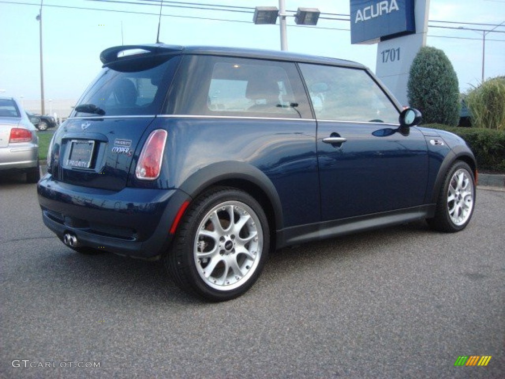 2006 Cooper S Hardtop - Space Blue Metallic / Panther Black photo #4