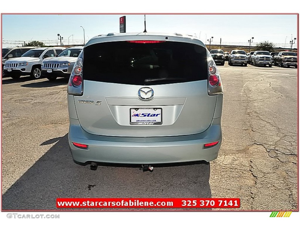 2007 MAZDA5 Sport - Stellar Greensilver Metallic / Black photo #5