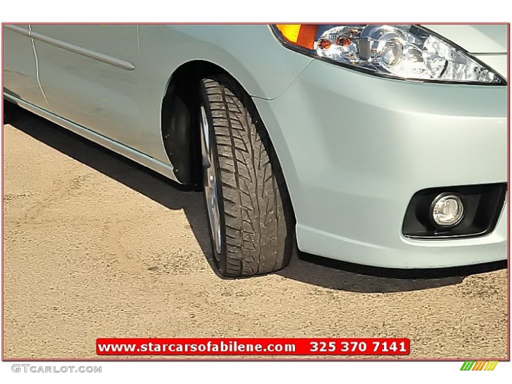 2007 MAZDA5 Sport - Stellar Greensilver Metallic / Black photo #10