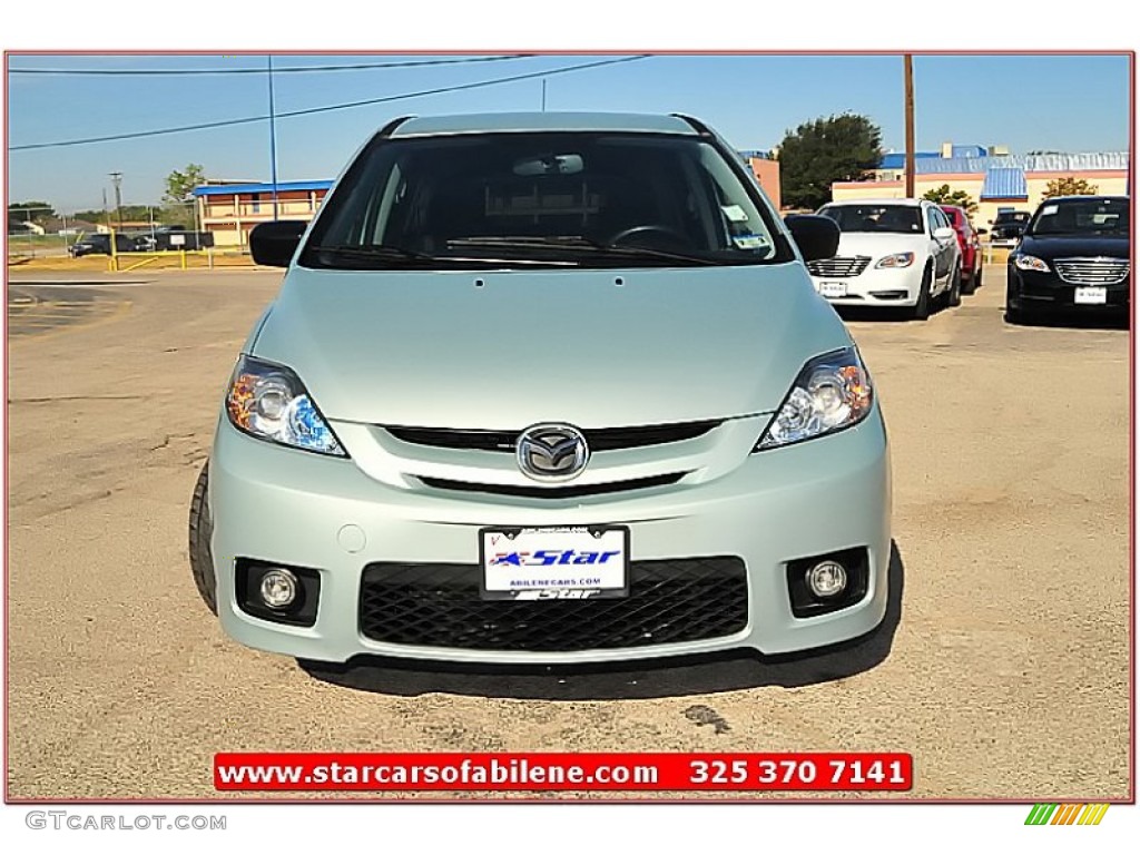 2007 MAZDA5 Sport - Stellar Greensilver Metallic / Black photo #11