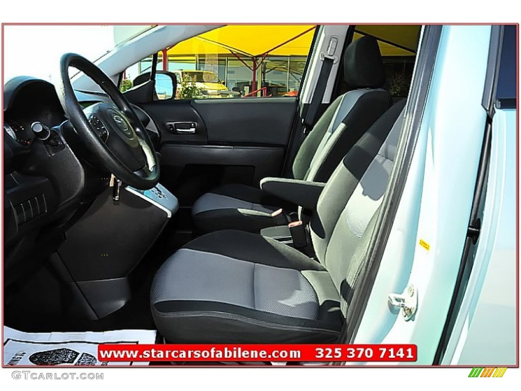 2007 MAZDA5 Sport - Stellar Greensilver Metallic / Black photo #14
