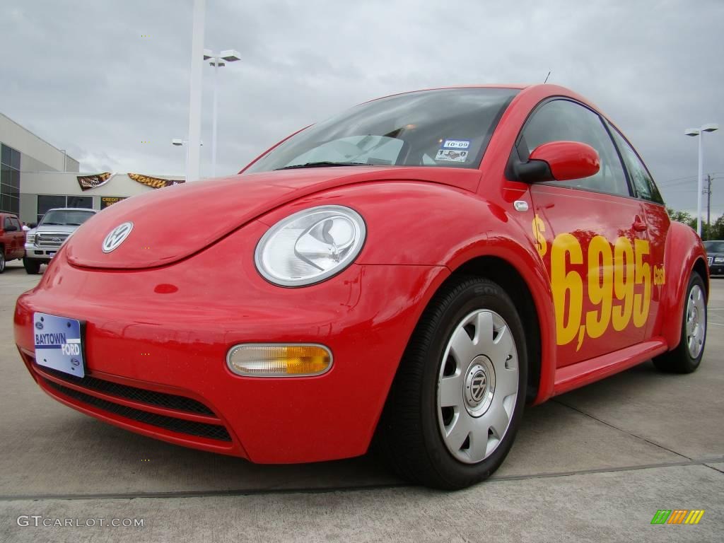 2003 New Beetle GL Coupe - Uni Red / Cream photo #1