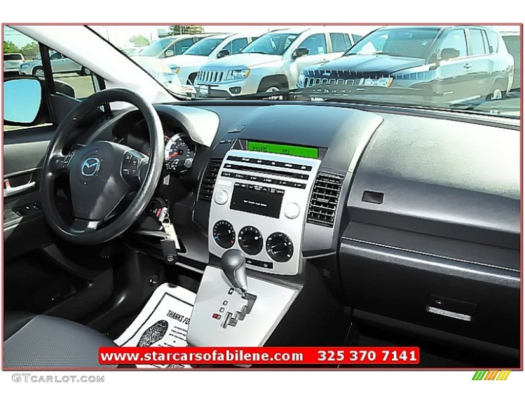 2007 MAZDA5 Sport - Stellar Greensilver Metallic / Black photo #27