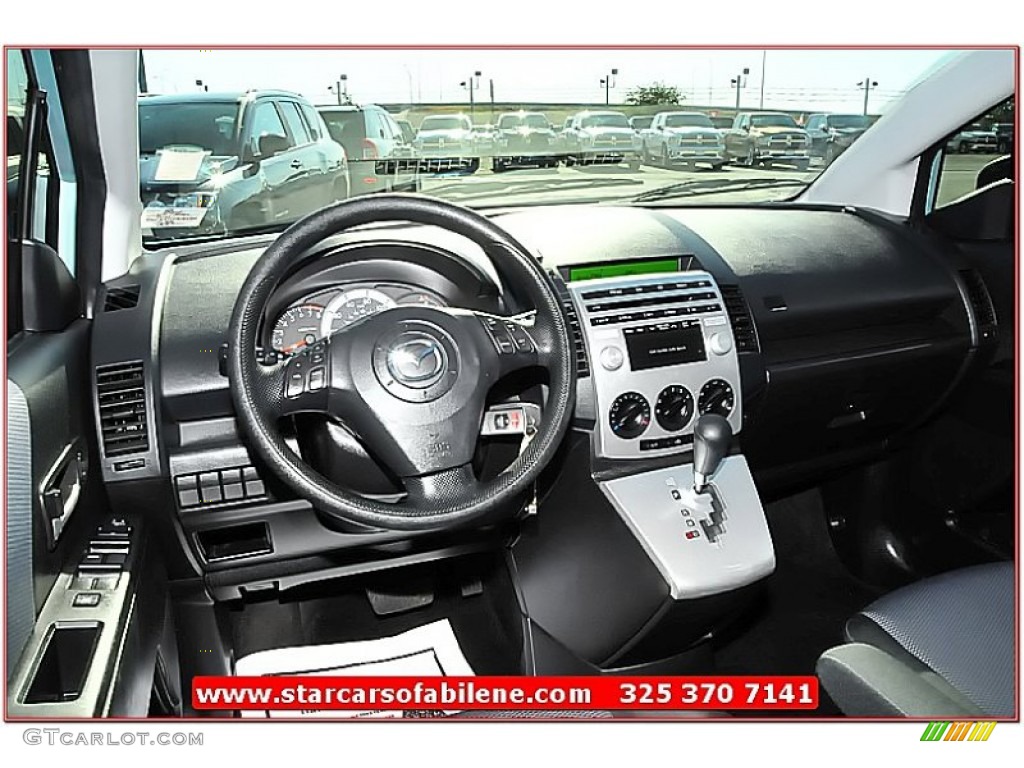 2007 MAZDA5 Sport - Stellar Greensilver Metallic / Black photo #28