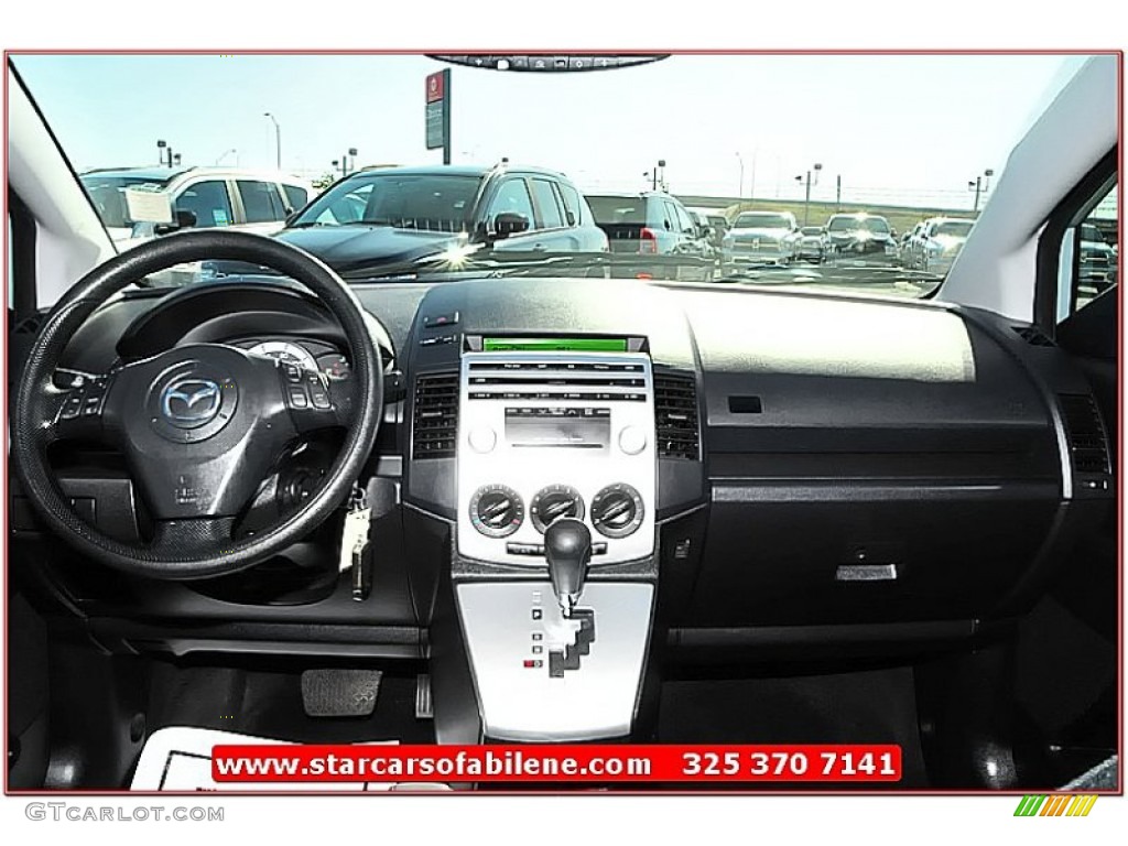 2007 MAZDA5 Sport - Stellar Greensilver Metallic / Black photo #29
