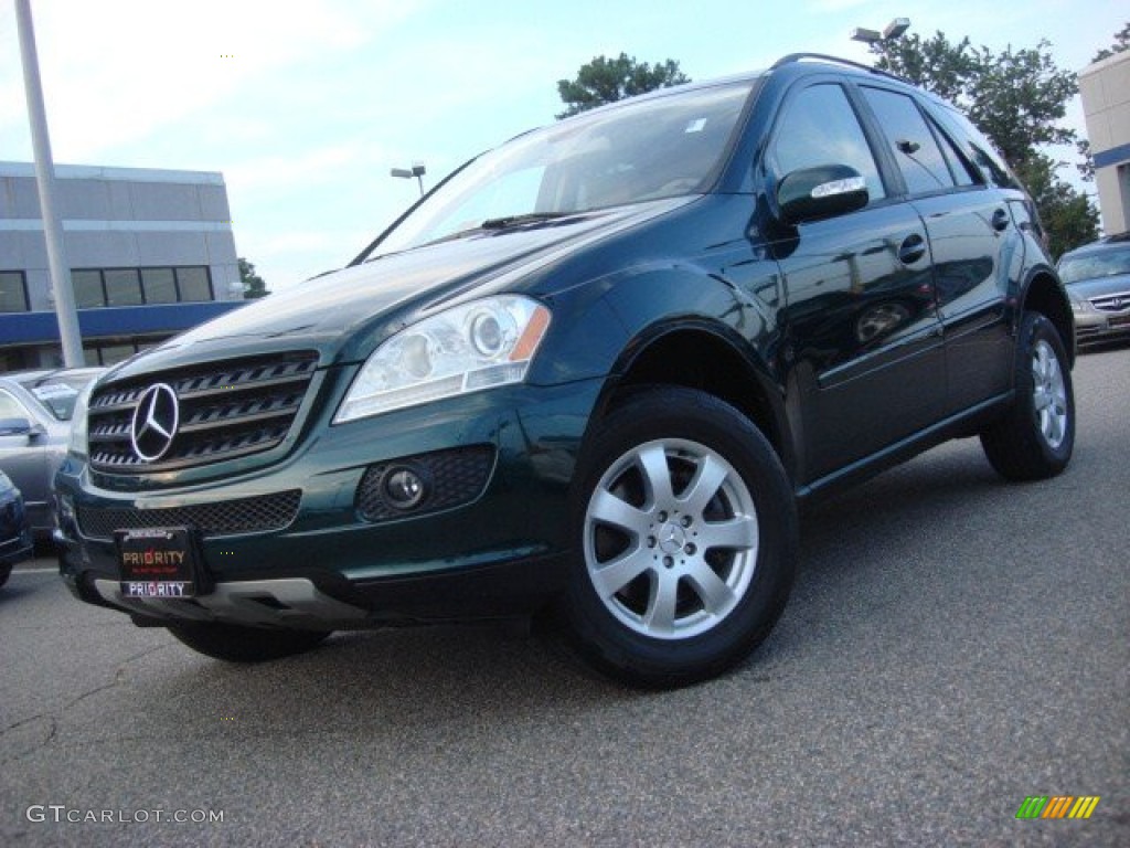 2006 ML 350 4Matic - Everest Green Metallic / Macadamia photo #1