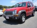 2004 Flame Red Jeep Liberty Sport 4x4  photo #1