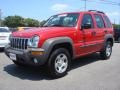 2004 Flame Red Jeep Liberty Sport 4x4  photo #2