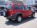 2004 Flame Red Jeep Liberty Sport 4x4  photo #6