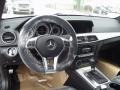 Black/Red Stitch w/DINAMICA Inserts Dashboard Photo for 2013 Mercedes-Benz C #68964524