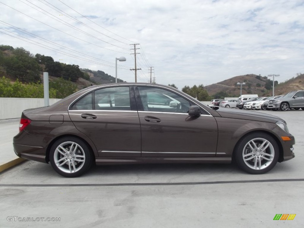 Dolomite Brown Metallic 2013 Mercedes-Benz C 250 Sport Exterior Photo #68964683