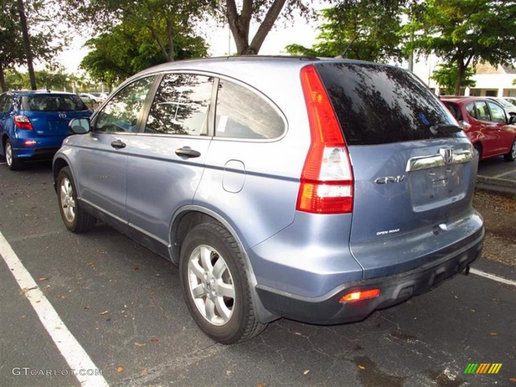 2007 CR-V EX - Glacier Blue Metallic / Gray photo #3