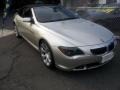 2005 Mineral Silver Metallic BMW 6 Series 645i Convertible  photo #6