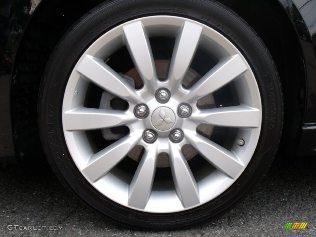 2010 Mitsubishi Lancer Sportback RALLIART AWD Wheel Photo #68967623