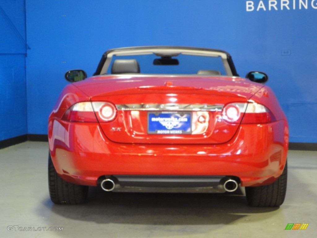 2007 XK XK8 Convertible - Radiance Red Metallic / Charcoal photo #10