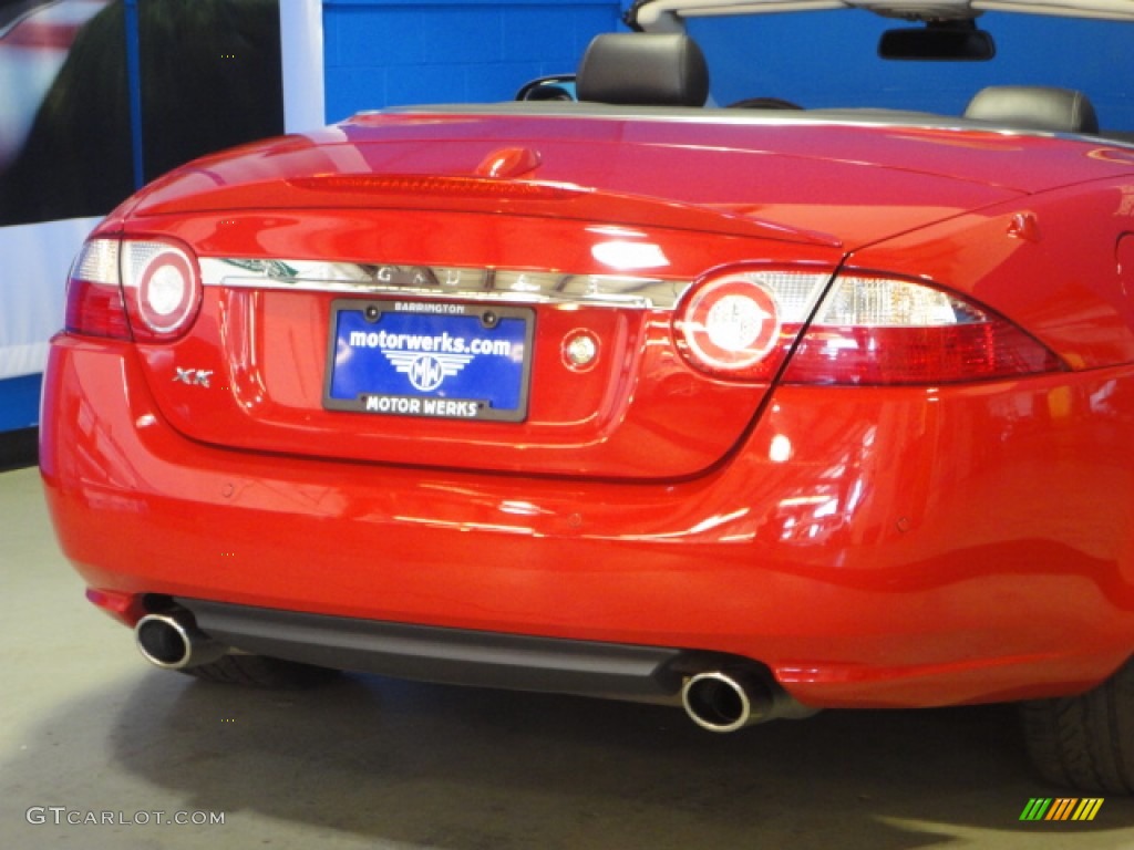 2007 XK XK8 Convertible - Radiance Red Metallic / Charcoal photo #12
