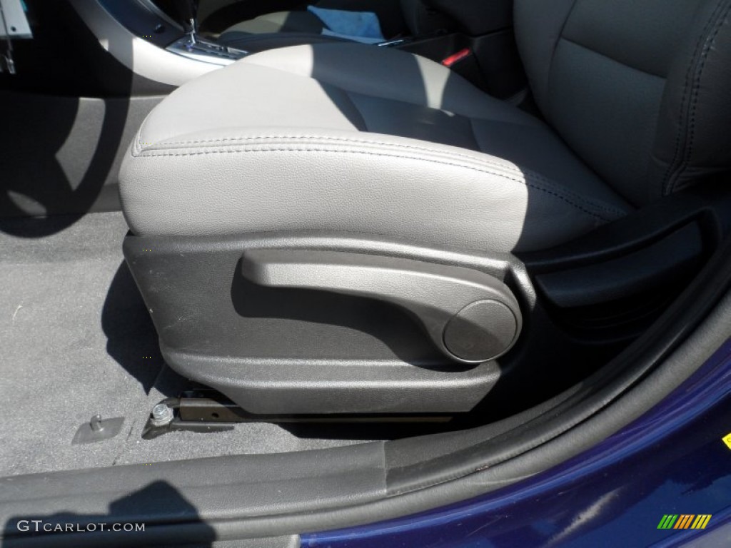 2012 Elantra Limited - Indigo Night Blue / Gray photo #35