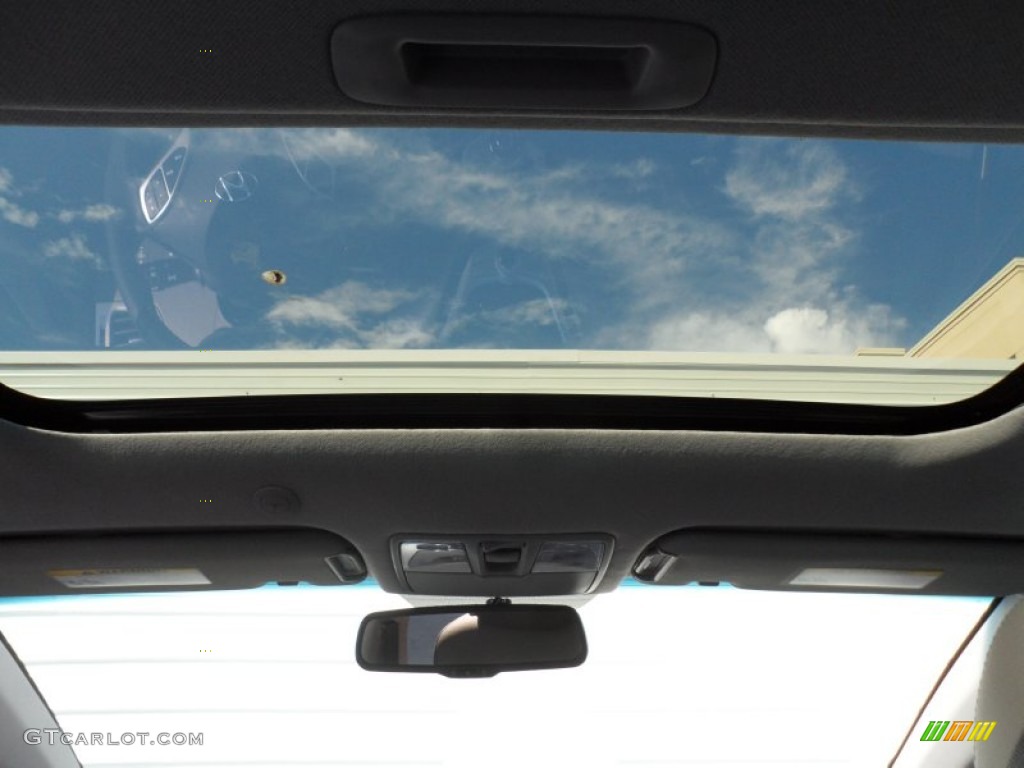 2012 Elantra Limited - Indigo Night Blue / Gray photo #36