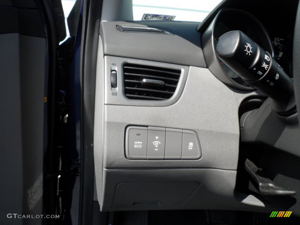 2012 Elantra Limited - Indigo Night Blue / Gray photo #45