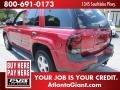 2002 Majestic Red Metallic Chevrolet TrailBlazer LT  photo #2