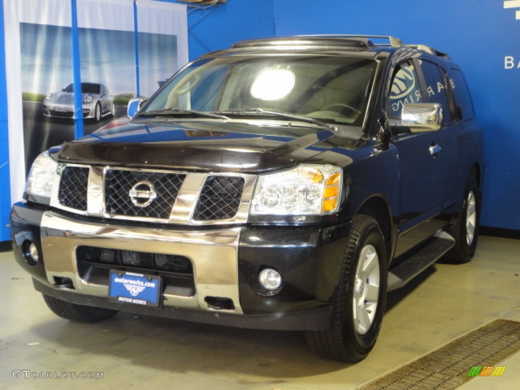 2004 Armada LE 4x4 - Galaxy Metallic / Graphite/Titanium photo #3