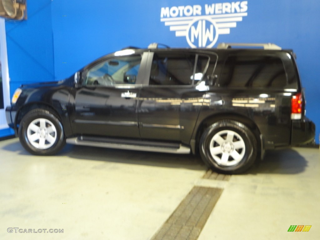 2004 Armada LE 4x4 - Galaxy Metallic / Graphite/Titanium photo #4