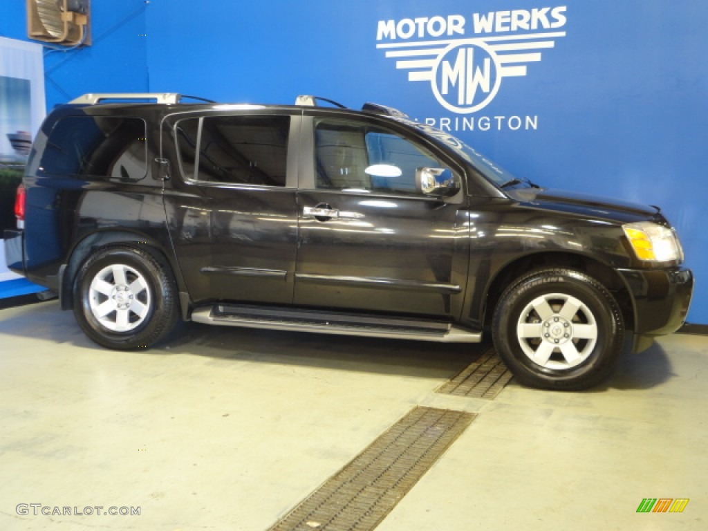 2004 Armada LE 4x4 - Galaxy Metallic / Graphite/Titanium photo #8