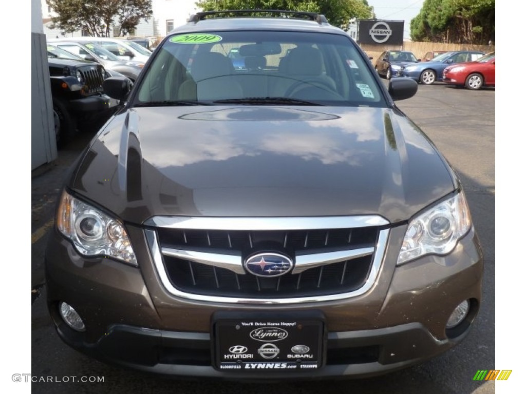 2009 Outback 2.5i Special Edition Wagon - Deep Bronze Metallic / Warm Ivory photo #1