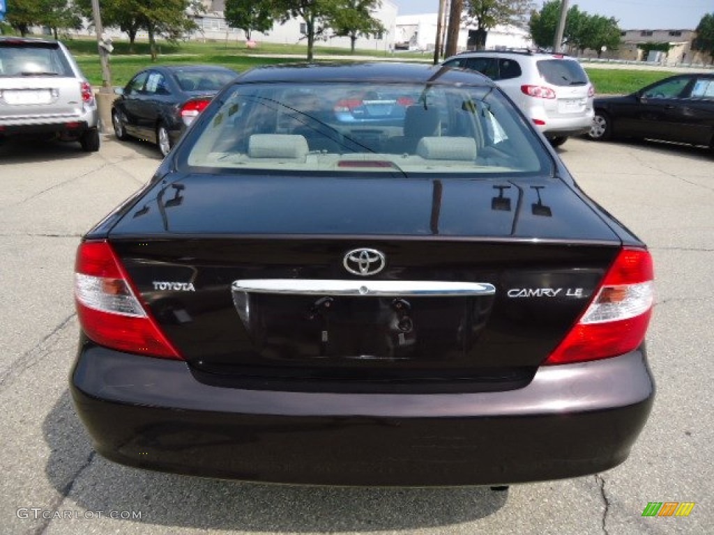 2004 Camry LE - Black / Taupe photo #3