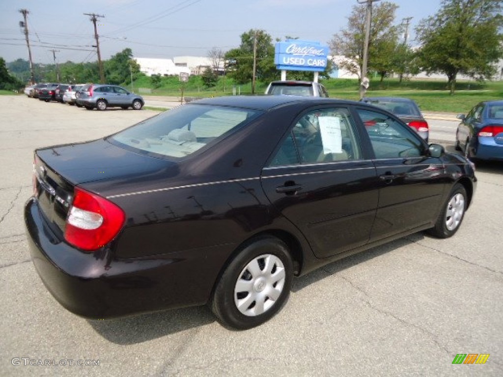 2004 Camry LE - Black / Taupe photo #4