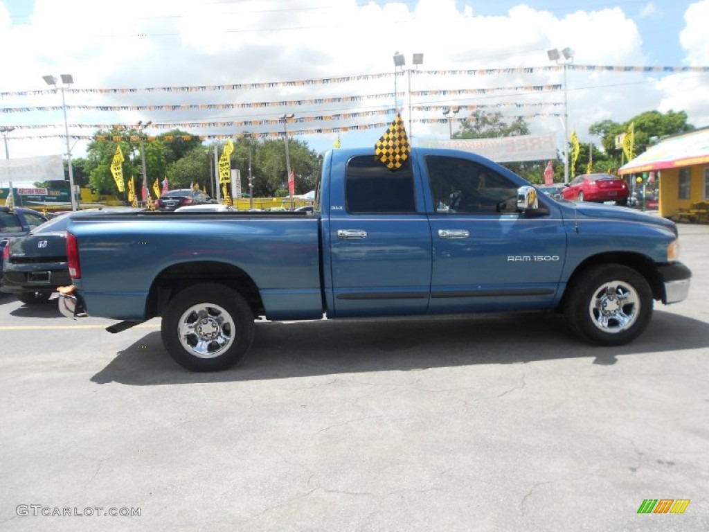 2002 Ram 1500 ST Quad Cab - Atlantic Blue Pearl / Dark Slate Gray photo #7