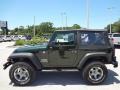 2010 Natural Green Pearl Jeep Wrangler Sport 4x4  photo #2