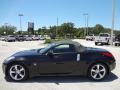 2009 Magnetic Black Nissan 350Z Enthusiast Roadster  photo #2