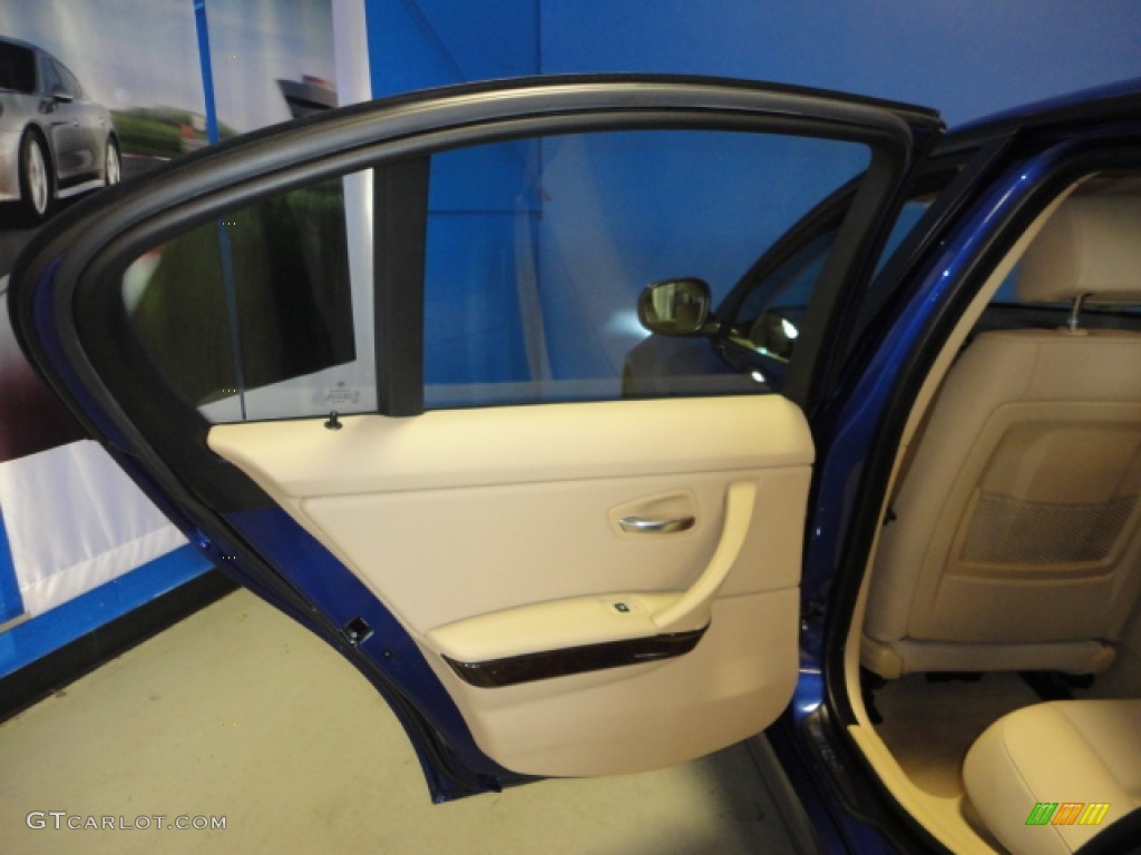 2009 3 Series 328xi Sedan - Montego Blue Metallic / Beige photo #21