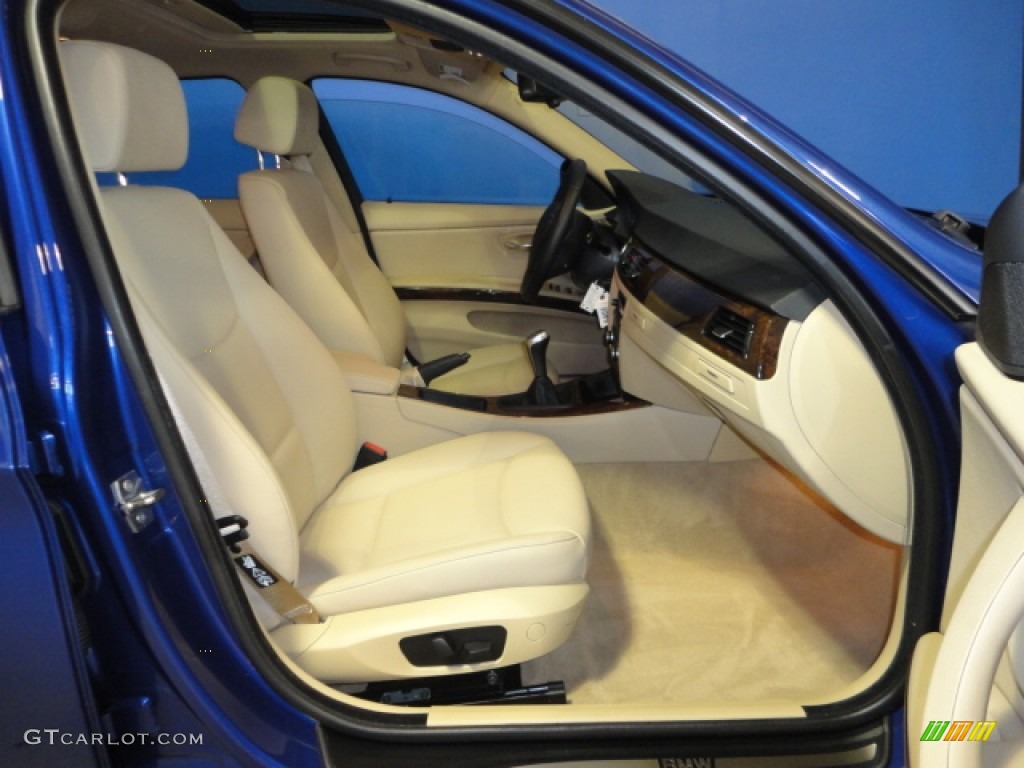 2009 3 Series 328xi Sedan - Montego Blue Metallic / Beige photo #26