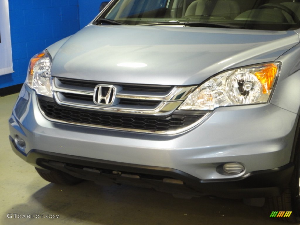 2011 CR-V EX 4WD - Glacier Blue Metallic / Gray photo #4