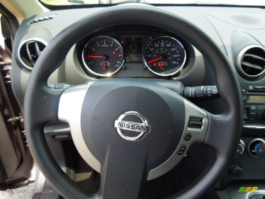 2011 Rogue S - Platinum Graphite / Black photo #13