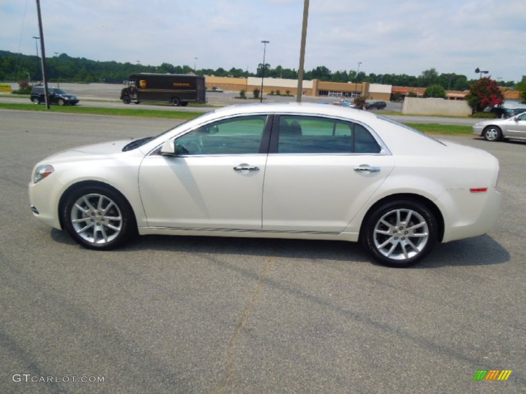 White Diamond Tricoat 2011 Chevrolet Malibu LTZ Exterior Photo #68975942