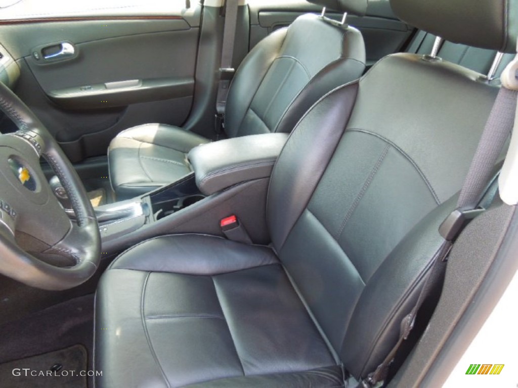 Ebony Interior 2011 Chevrolet Malibu LTZ Photo #68975981