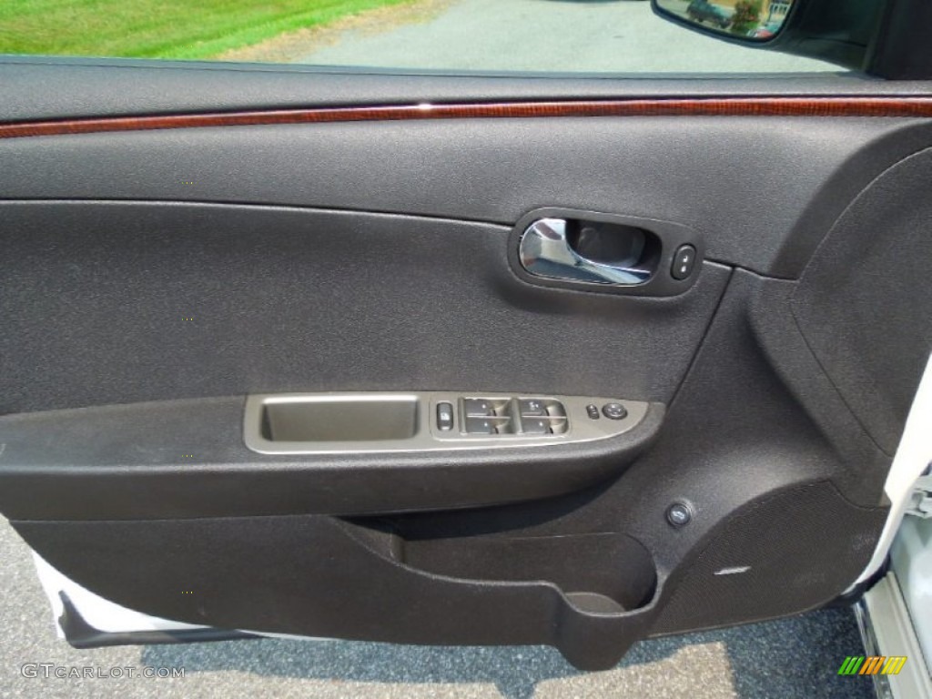 2011 Chevrolet Malibu LTZ Ebony Door Panel Photo #68975990