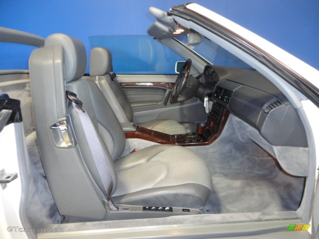 Grey Interior 1997 Mercedes-Benz SL 600 Roadster Photo #68976425