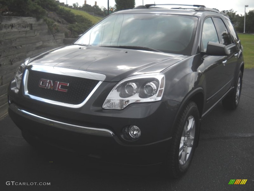 2012 Acadia SLE AWD - Cyber Gray Metallic / Light Titanium photo #1