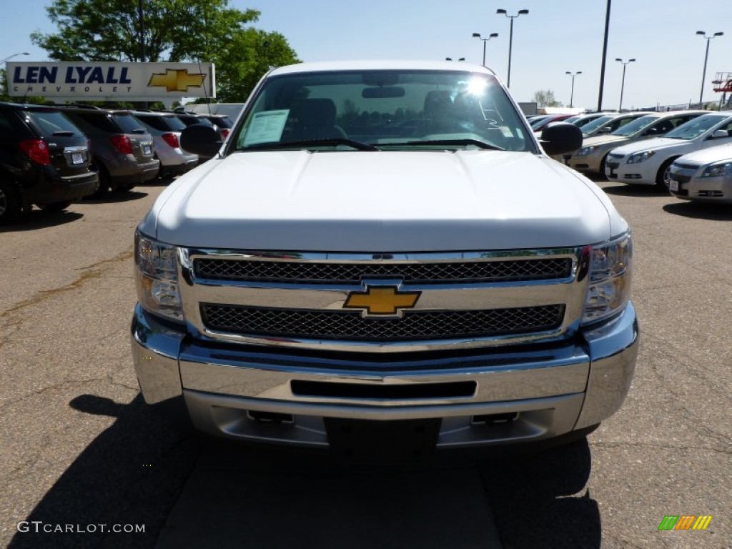 2012 Silverado 1500 LT Regular Cab 4x4 - Summit White / Ebony photo #3