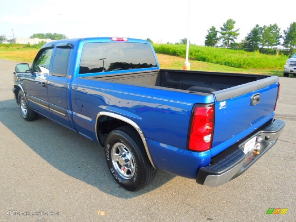 2004 Silverado 1500 LS Extended Cab - Arrival Blue Metallic / Dark Charcoal photo #5