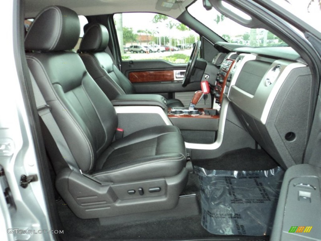 2010 F150 Lariat SuperCrew - Ingot Silver Metallic / Black photo #18